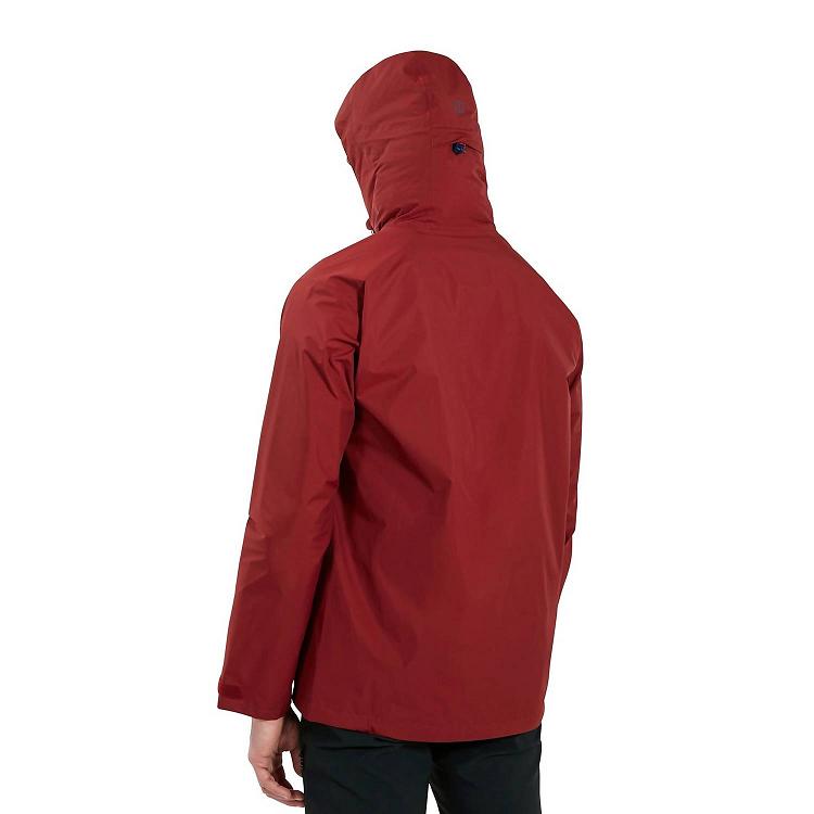 Pánska Nepremokavá Bunda Berghaus Gore Tex Deluge Pro 2.0 Červené Slovensko 4193CQXIT